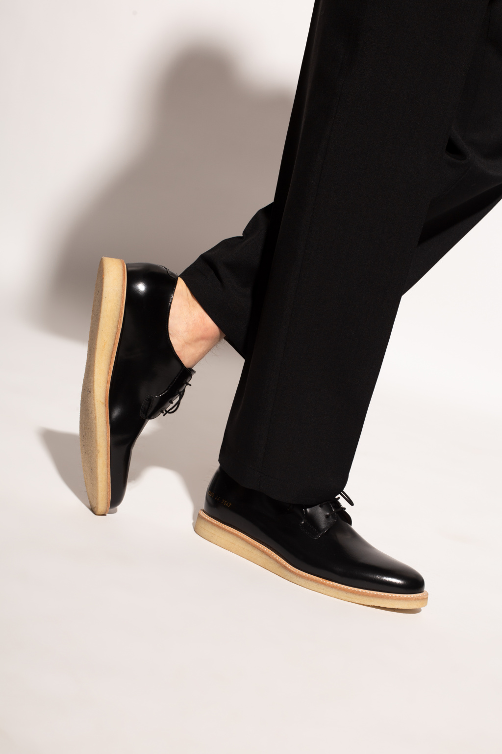 Common projects derby store shine black